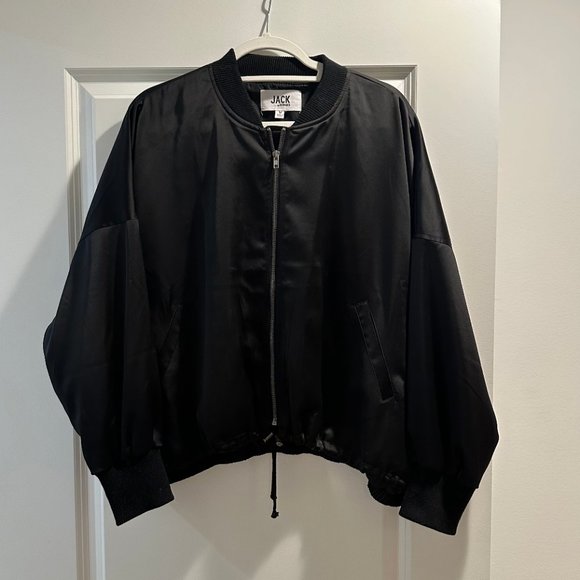 BB Dakota On Duty Satin Bomber Jacket - Picture 4 of 6